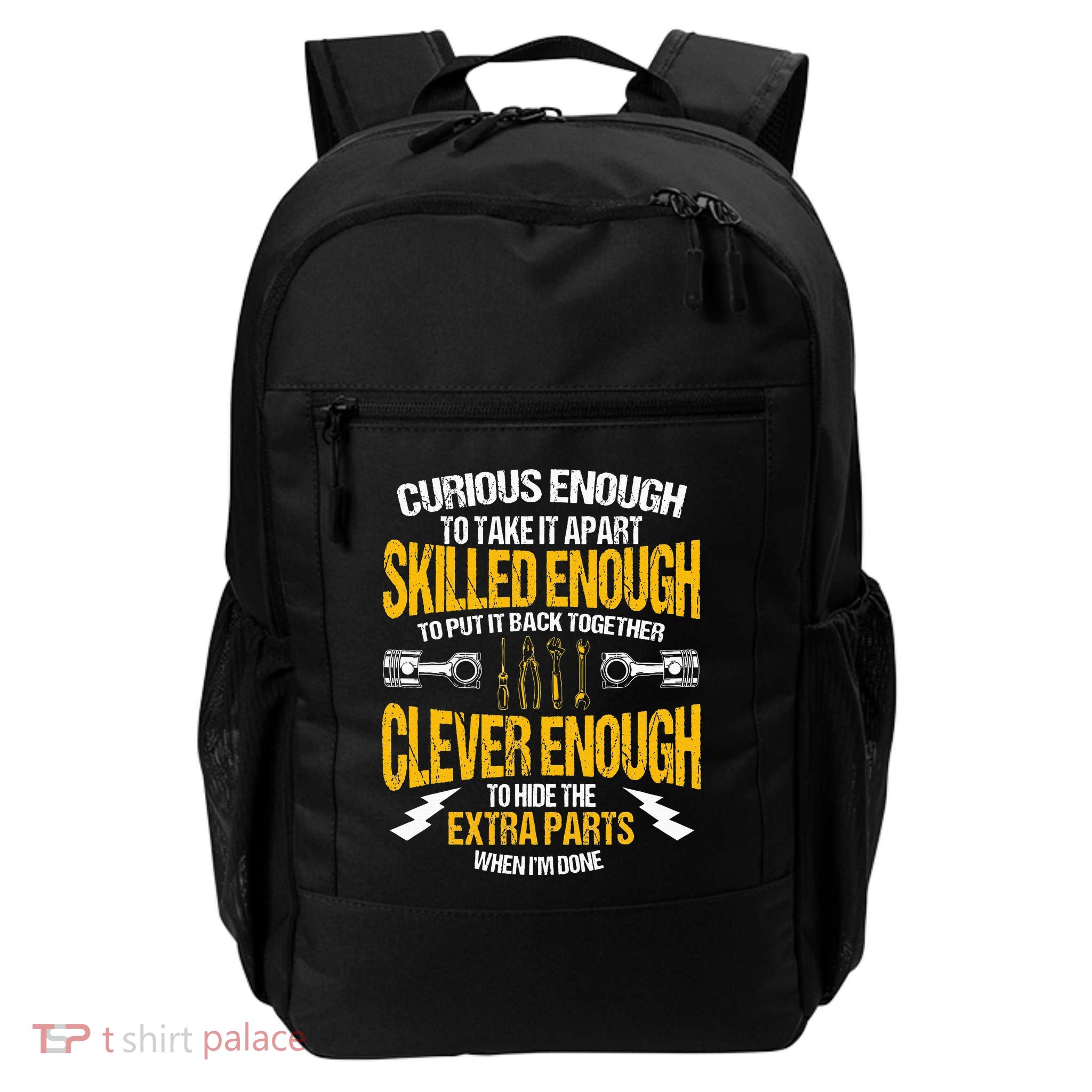 Funny Car Mechanic Gift Mechanic Tool Tuner Backpack