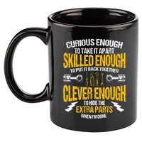 Funny Car Mechanic Gift Mechanic Tool Tuner 11oz C Handle Ceramic Mug