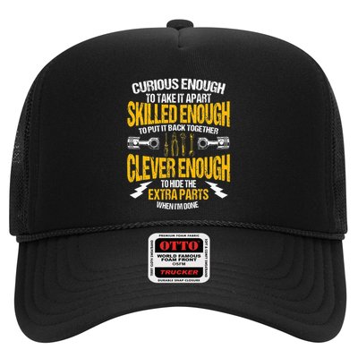 Funny Car Mechanic Gift Mechanic Tool Tuner Trucker Hat