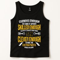 Funny Car Mechanic Gift Mechanic Tool Tuner Tank Top