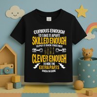 Funny Car Mechanic Gift Mechanic Tool Tuner Toddler T-Shirt