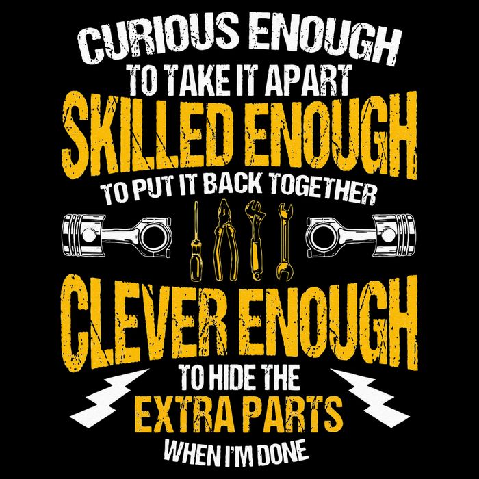 Funny Car Mechanic Gift Mechanic Tool Tuner Toddler T-Shirt