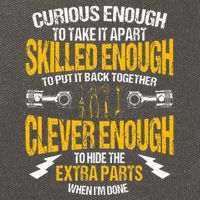 Funny Car Mechanic Gift Mechanic Tool Tuner Cotton Canvas Backpack