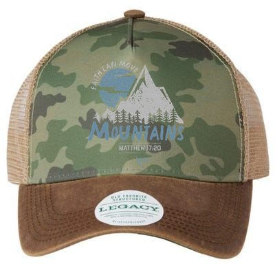 Faith Can Move Mountains Christian Legacy Tie Dye Trucker Hat