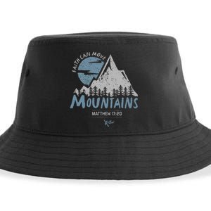 Faith Can Move Mountains Christian Sustainable Bucket Hat