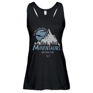 Faith Can Move Mountains Christian Ladies Essential Flowy Tank