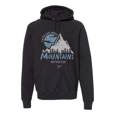 Faith Can Move Mountains Christian Premium Hoodie