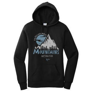 Faith Can Move Mountains Christian Women's Pullover Hoodie