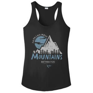 Faith Can Move Mountains Christian Ladies PosiCharge Competitor Racerback Tank