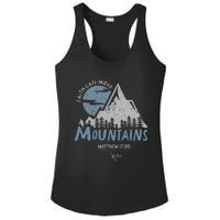 Faith Can Move Mountains Christian Ladies PosiCharge Competitor Racerback Tank