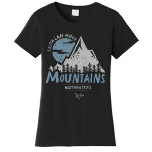 Faith Can Move Mountains Christian Women's T-Shirt