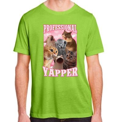 Funny Cat Meme Professional Yapper Cat Oddly Specific Dank Adult ChromaSoft Performance T-Shirt