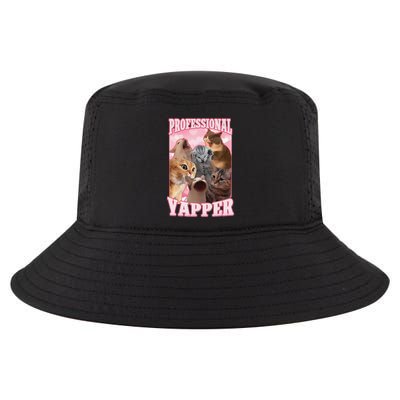 Funny Cat Meme Professional Yapper Cat Oddly Specific Dank Cool Comfort Performance Bucket Hat