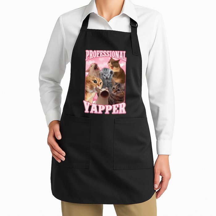 Funny Cat Meme Professional Yapper Cat Oddly Specific Dank Apron