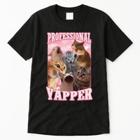 Funny Cat Meme Professional Yapper Cat Oddly Specific Dank Tall T-Shirt
