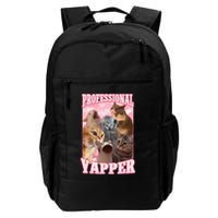 Funny Cat Meme Professional Yapper Cat Oddly Specific Dank Backpack