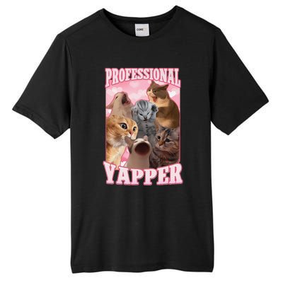 Funny Cat Meme Professional Yapper Cat Oddly Specific Dank Tall Fusion ChromaSoft Performance T-Shirt