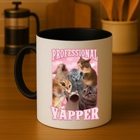 Funny Cat Meme Professional Yapper Cat Oddly Specific Dank Mug
