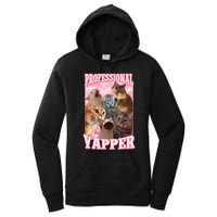 Funny Cat Meme Professional Yapper Cat Oddly Specific Dank Women's Pullover Hoodie