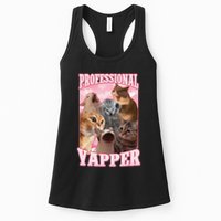 Funny Cat Meme Professional Yapper Cat Oddly Specific Dank Womens Tank Top