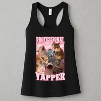 Funny Cat Meme Professional Yapper Cat Oddly Specific Dank Womens Tank Top