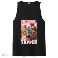 Funny Cat Meme Professional Yapper Cat Oddly Specific Dank PosiCharge Competitor Tank