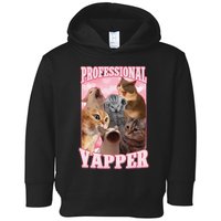 Funny Cat Meme Professional Yapper Cat Oddly Specific Dank Toddler Hoodie