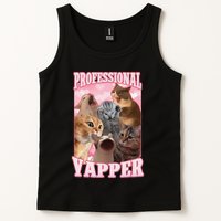Funny Cat Meme Professional Yapper Cat Oddly Specific Dank Tank Top