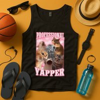 Funny Cat Meme Professional Yapper Cat Oddly Specific Dank Tank Top