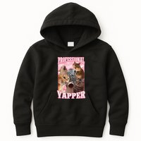 Funny Cat Meme Professional Yapper Cat Oddly Specific Dank Kids Hoodie