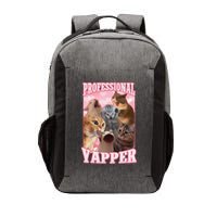 Funny Cat Meme Professional Yapper Cat Oddly Specific Dank Vector Backpack