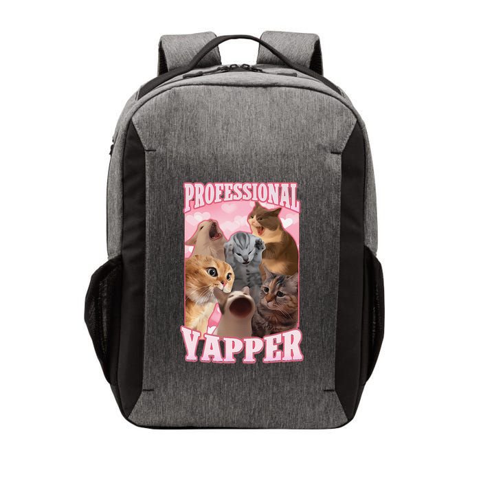 Funny Cat Meme Professional Yapper Cat Oddly Specific Dank Vector Backpack