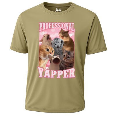 Funny Cat Meme Professional Yapper Cat Oddly Specific Dank Performance Shirt