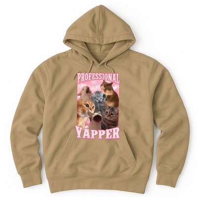 Funny Cat Meme Professional Yapper Cat Oddly Specific Dank Hoodie