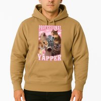 Funny Cat Meme Professional Yapper Cat Oddly Specific Dank Hoodie