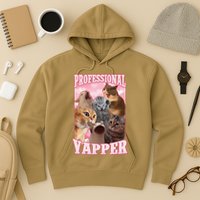 Funny Cat Meme Professional Yapper Cat Oddly Specific Dank Hoodie