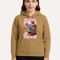 Funny Cat Meme Professional Yapper Cat Oddly Specific Dank Hoodie