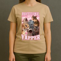 Funny Cat Meme Professional Yapper Cat Oddly Specific Dank T-Shirt