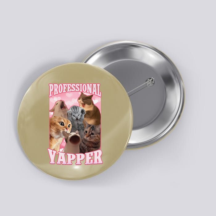 Funny Cat Meme Professional Yapper Cat Oddly Specific Dank Button
