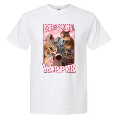 Funny Cat Meme Professional Yapper Cat Oddly Specific Dank Garment-Dyed Heavyweight T-Shirt