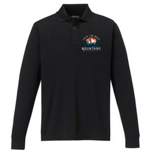 Faith Can Move Mountains Performance Long Sleeve Polo