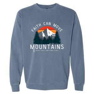 Faith Can Move Mountains Garment-Dyed Sweatshirt