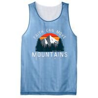 Faith Can Move Mountains Mesh Reversible Basketball Jersey Tank