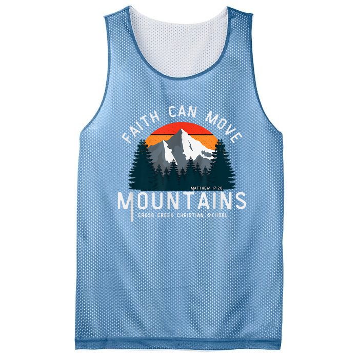 Faith Can Move Mountains Mesh Reversible Basketball Jersey Tank