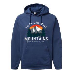 Faith Can Move Mountains Performance Fleece Hoodie