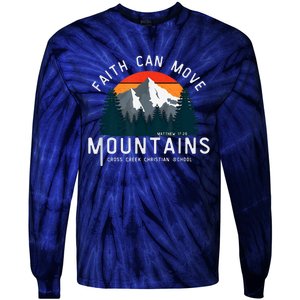 Faith Can Move Mountains Tie-Dye Long Sleeve Shirt