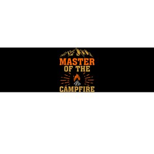 Funny Camping Master Of The Campfire Bumper Sticker