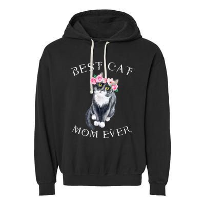 Funny Cat Mom For Cat Loversmothers Day Gift Garment-Dyed Fleece Hoodie