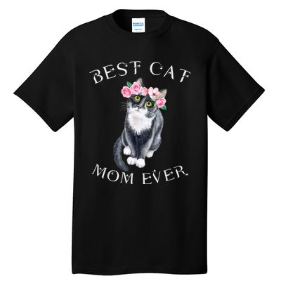 Funny Cat Mom For Cat Loversmothers Day Gift Tall T-Shirt