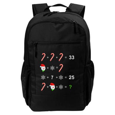 Funny Christmas Math Teacher Order Of Operations Quiz Xmas Daily Commute Backpack